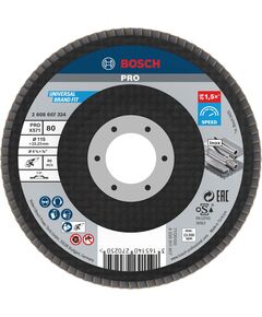 BOSCH Лепестковый шлифовальный диск, угловой, волокнистый, фото  | SNABZHENIE.com.ua