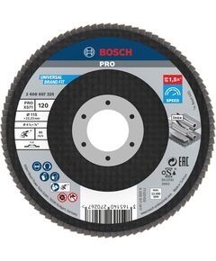 BOSCH Лепестковый шлифовальный диск, угловой, волокнистый, фото  | SNABZHENIE.com.ua