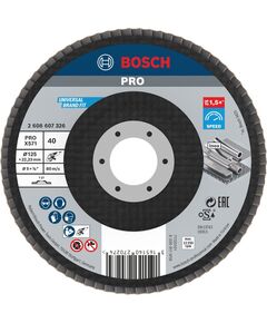 BOSCH Лепестковый шлифовальный диск, угловой, волокнистый, фото  | SNABZHENIE.com.ua