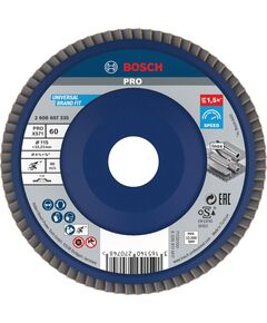 BOSCH Лепестковый шлифовальный диск, прямой, пластиковый, фото  | SNABZHENIE.com.ua