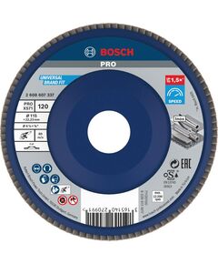 BOSCH Лепестковый шлифовальный диск, прямой, пластиковый, фото  | SNABZHENIE.com.ua