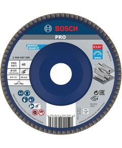 BOSCH Лепестковый шлифовальный диск, прямой, пластиковый, фото  | SNABZHENIE.com.ua