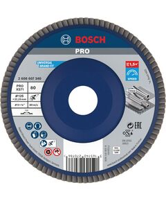 BOSCH Лепестковый шлифовальный диск, прямой, пластиковый, фото  | SNABZHENIE.com.ua