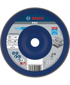 BOSCH Лепестковый шлифовальный диск, прямой, пластиковый, фото  | SNABZHENIE.com.ua