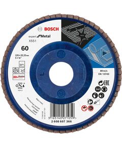 BOSCH Лепестковые шлифовальные диски, прямые, пластик, фото  | SNABZHENIE.com.ua