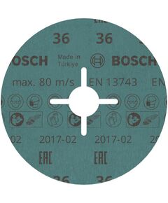 BOSCH Волокнистый круг для небольших угловых шлифмашин, фото  | SNABZHENIE.com.ua