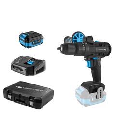 HOEGERT Набор Аккумуляторная бесщеточная ударная дрель-шуруповерт + аккумулятор  + зарядная станция + кейс, фото  | SNABZHENIE.com.ua