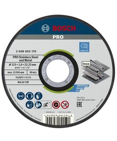 BOSCH Армированный отрезной круг PRO Stainless Steel and Metal, фото  | SNABZHENIE.com.ua