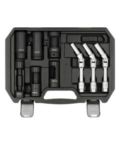 Набір ключів до свічок розжарювання та інжекторів YATO з квадратами 1/2" і 3/8", 9 елем. [5], фото  | SNABZHENIE.com.ua