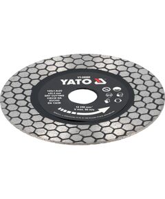 Диск відрізний алмазний по фарфору і граніту YATO Ø= 125/22.2x 1.8 мм, сухий різ [10/100], фото  | SNABZHENIE.com.ua