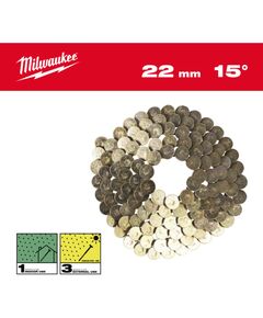 Цвяхи в котушці спіральні MILWAUKEE, з круглой головкой, 15°/3.05 x 22мм / SS (2880шт), фото  | SNABZHENIE.com.ua