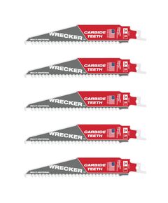 Полотно для сабельных пил WRECKER CARBIDE MILWAUKEE, 150х4,2мм, (5шт), (мультиматериал), фото  | SNABZHENIE.com.ua
