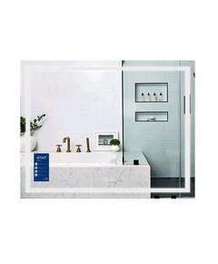 Зеркало Qtap Mideya (MI1) 1000х700 с LED-подсветкой Touch, с антизапотеванием, диммером, рег. яркости QT2078NCF10070, фото  | SNABZHENIE.com.ua