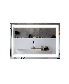 Зеркало Qtap Cardinal (CA2) 1200х800 с LED-подсветкой Touch, с антизапотеванием, с диммером, рег. темп. цвета (3000-6500K) QT0478C1208048454, фото  | SNABZHENIE.com.ua