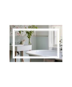 Зеркало Qtap Cardinal (CA1) 800х600 с LED-подсветкой Touch, с антизапотеванием, с диммером, рег. темп. цвета (3000-6500K) Reverse QT0478C8060, фото  | SNABZHENIE.com.ua