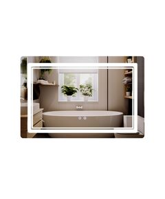 Зеркало Qtap Cardinal (CA2) 800х600 с LED-подсветкой Touch, с антизапотеванием, с диммером, рег. темп. цвета (3000-6500K) Reverse QT0478C806048457, фото  | SNABZHENIE.com.ua