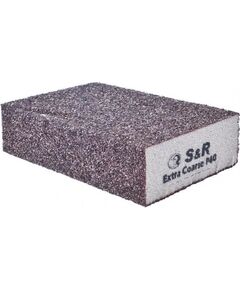 Губка шлифовальная S&R 100х70х25 мм зерно 40, фото  | SNABZHENIE.com.ua