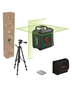 Нiвелiр лазерний Bosch до 24м ±0.4мм/м зелений промінь штатив та чохол 0.560кг, фото  | SNABZHENIE.com.ua