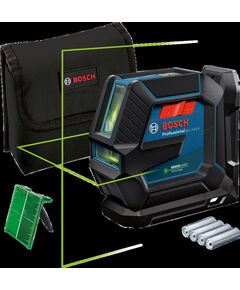Нівелір лазерний Bosch Professional GLL2-15G+LB10 до 15м ±0.3мм/м зелений промінь IP64 0.57кг, фото  | SNABZHENIE.com.ua