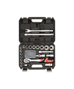 Набір головок торцевих М10-32 YATO : квадрат 1/2", з інструментами, 24 елем. [5], фото  | SNABZHENIE.com.ua