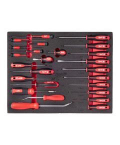 Ложемент с отвертками магнитными MILWAUKEE, (38шт) (45х536х417мм) для тележек, фото  | SNABZHENIE.com.ua