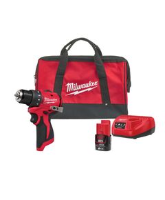 Дрель-шуруповёрт аккумуляторная бесщёточная MILWAUKEE M12 BLDDRC-201BRF, 40Нм (ЗУ, 1акк.Х2Ач, сумка), фото  | SNABZHENIE.com.ua