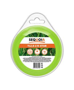Косильная леска SEQUOIA TL2.0-L15-Star для триммеров, 15 м, фото  | SNABZHENIE.com.ua