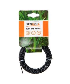 Косильная леска SEQUOIA TL1.6-L15 Profi, 15 м, 1.6 мм, фото  | SNABZHENIE.com.ua