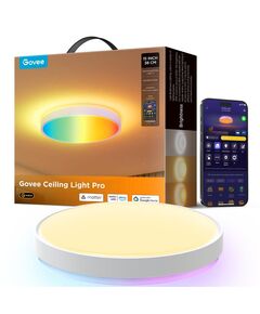 Потолочний світильник Govee 38cm Smart Ceiling Light Pro, RGBICWW, WI-FI/Bluetooth, білий, фото  | SNABZHENIE.com.ua