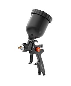 Пистолет окрасочный пневматический HVLP верх.пласт.бачок 600мл, форсунка-1,7мм AUARITA LION-2-1.7, фото  | SNABZHENIE.com.ua