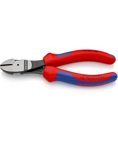 Кусачки KNIPEX 74 02 160 SB, боковые, 160 мм, фото  | SNABZHENIE.com.ua