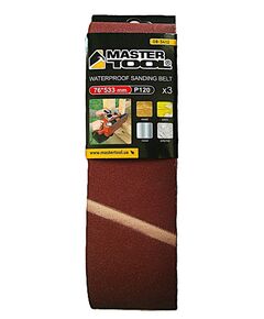 Лента шлифовальная MASTERTOOL зерно 120 76×533 мм 3 шт 08-3412, фото  | SNABZHENIE.com.ua