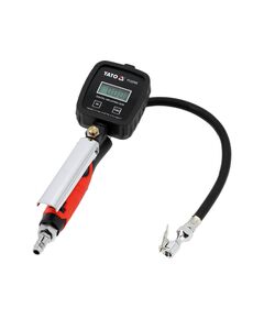 Пістолет для накачування шин YATO з цифровим LCD манометром P ≤ 1.2 MPa, Ø= 1/4" [20], фото  | SNABZHENIE.com.ua
