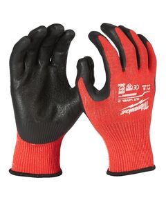 Перчатки рабочие MILWAUKEE, с сопротивления порезам 3/С уровня, размер 9/L, (12 пар), фото  | SNABZHENIE.com.ua