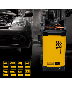 GTM Пускозарядний пристрій інверторний CK-400 12/24В 20-1000Ah, пуск.струм-200A, фото  | SNABZHENIE.com.ua