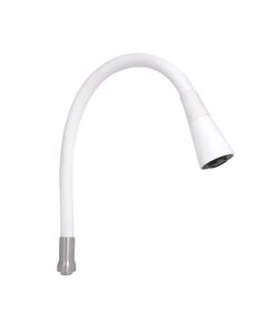 Излив в сборе с аэратором Lidz (275х230х47), 570 мм для смесителя для кухни Aria 015F31 Nickel/White LDARI2752304749356, фото  | SNABZHENIE.com.ua