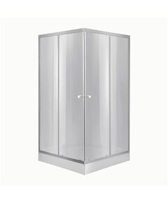 Lidz Набор: Душевая кабина Wawel SC90x90.SAT.LOW.DGR, квадратная, стекло тонированное 4&nbsp;мм + Душевой поддон Kapielka ST90x90x14, фото  | SNABZHENIE.com.ua