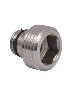 Переходник шланга из корпуса Lidz (13х20х20) для смесителей для гигиенического душа Kubis 111, 110 Nickel LDKUB13202049536, фото  | SNABZHENIE.com.ua