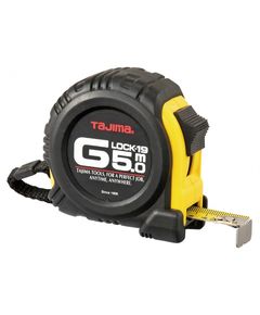 Рулетка TAJIMA G-LOCK G9P50MY, 5м*19мм, ударопрочная, фото  | SNABZHENIE.com.ua