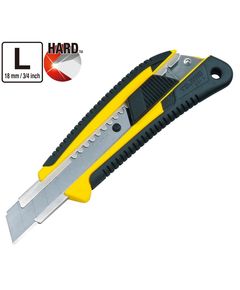 Нож сегментный 18мм TAJIMA Heavy Duty GRI с автоматическим фиксатором, фото  | SNABZHENIE.com.ua
