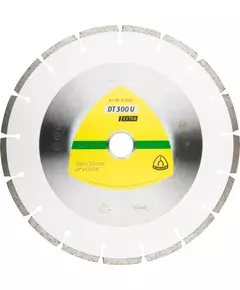 Діамантовий диск KLINGSPOR DT 300 U Extra 300 x 2,8 x 30 мм, для будівельних матеріалів (325351), фото  | SNABZHENIE.com.ua
