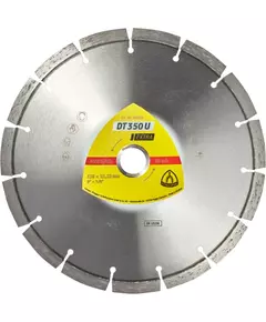 Алмазный диск KLINGSPOR DT 350 U Extra 115 x 2,4 x 22,23 мм, для строительных материалов, бетон (336214), фото  | SNABZHENIE.com.ua