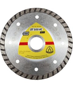 Алмазний диск KLINGSPOR DT 500 AC ACCU 125x1,9x22,23 мм для бетону, фото  | SNABZHENIE.com.ua