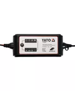 Перетворювач напруги YATO з мережі 230 В AC в 12 В DC, для підзарядки акумуляторів, 4 А, 5-120 А/год (YT-83031), фото  | SNABZHENIE.com.ua