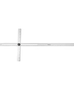 Уголок алюминиевый YATO из 2-х линеек, с метрическими и дюймовыми шкалами, l = 1270 x 560 мм (YT-70792), фото  | SNABZHENIE.com.ua