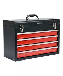Ящик для інструменту металевий YATO з 4-ма ящиками, 218 х 360 х 520 мм (YT-08874), фото  | SNABZHENIE.com.ua