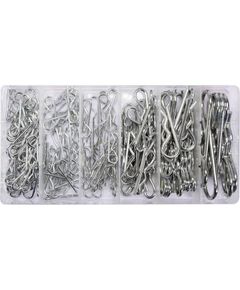 Шплинти пружні хвилясті YATO, набір 150 шт, різні розміри, фото  | SNABZHENIE.com.ua