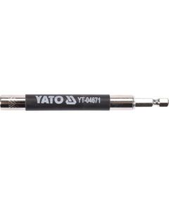 Держатель бит магнитный YATO 120 мм HEX 1/4, фото  | SNABZHENIE.com.ua