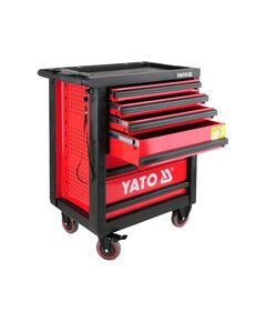 Шкаф-тележка YATO для инструментов с 6 ящиками, фото  | SNABZHENIE.com.ua