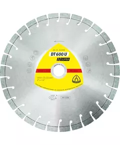 Алмазный диск KLINGSPOR DT 600 U Supra 100 x 2,4 x 16 мм, для строительных материалов, бетон армированный, песчаник (325025), фото  | SNABZHENIE.com.ua